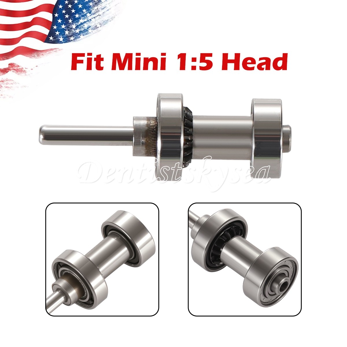 Dental Cartridge Rotor Autochuck For Mini Head 1:5 Low Speed Handpiece PR