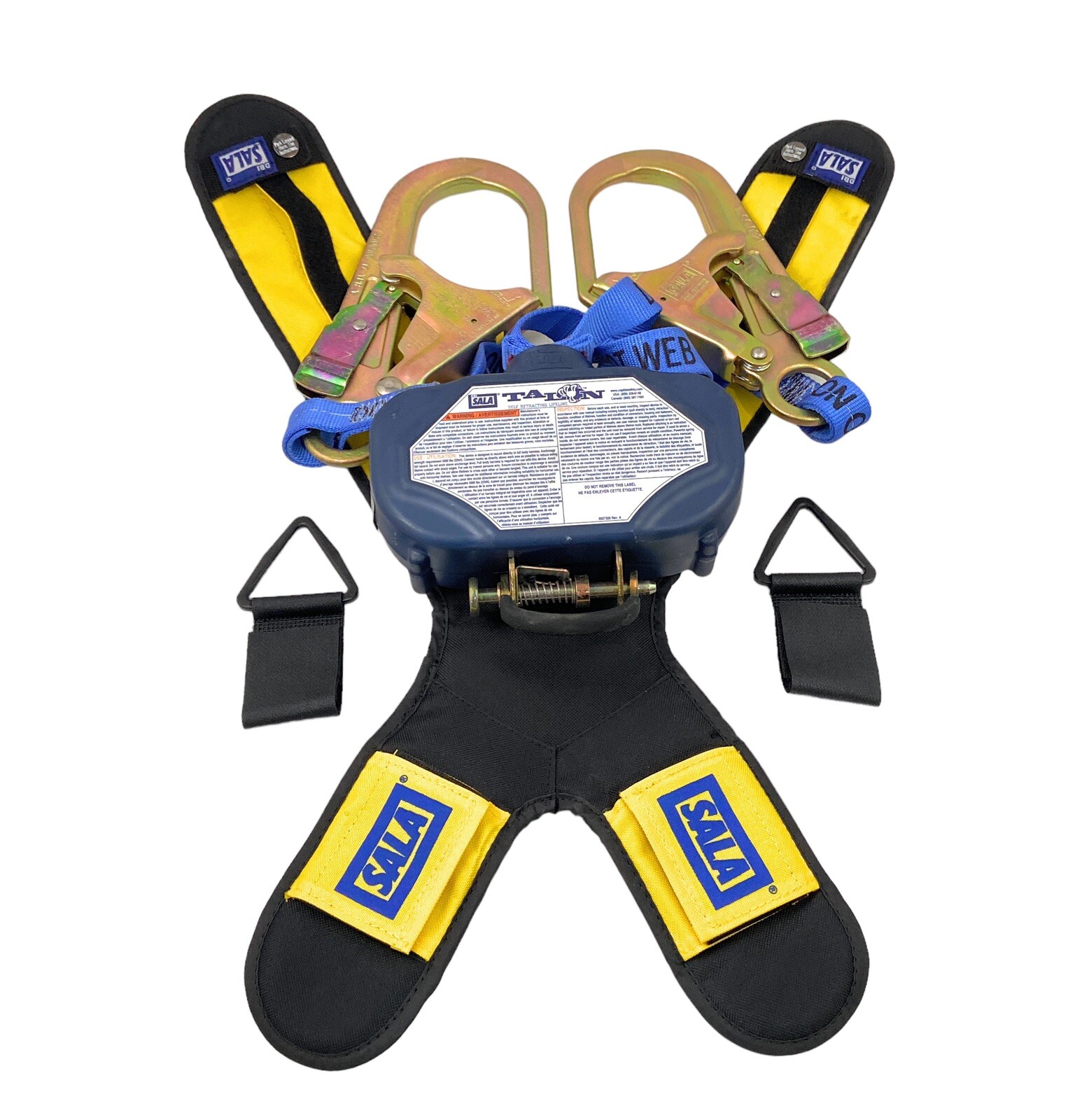 DBI-Sala 3M Talon 6′ Twin-Leg Quick Connect Self Retracting Lifeline, Nylon Web