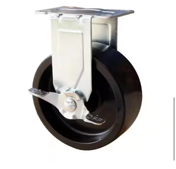 Husky 5 in. Black PP Caster Kit for Ready-to-Assemble Steel Garage Base Cabinets