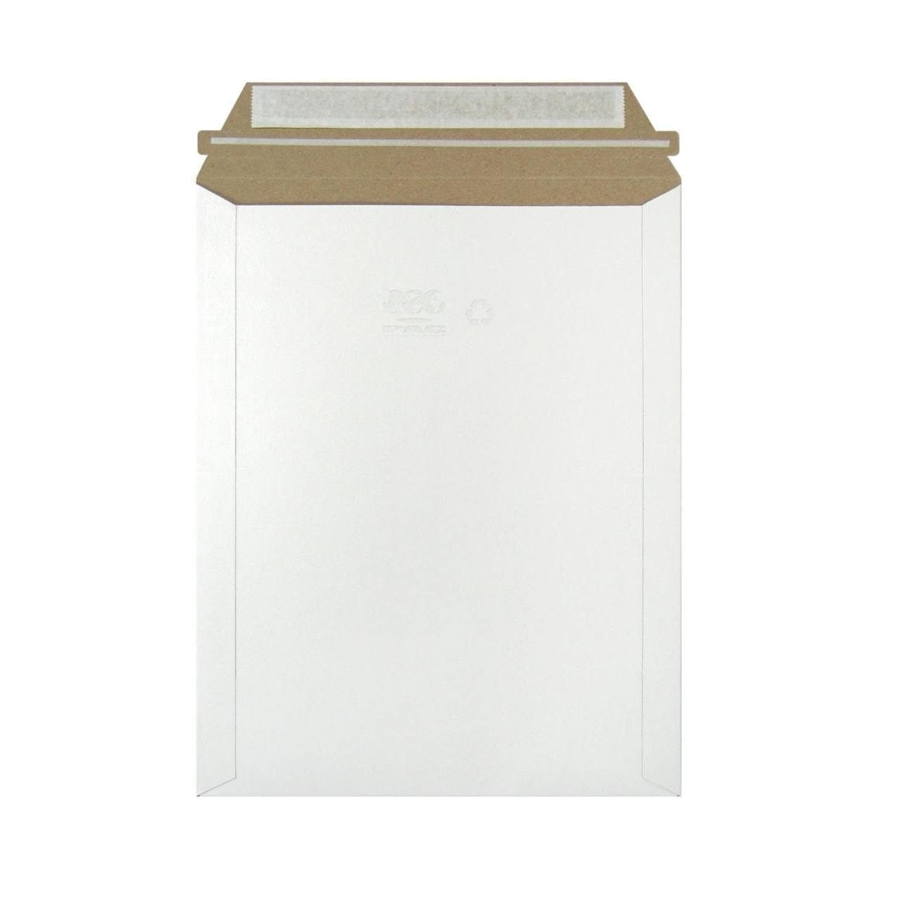 1000 – 6×8 White Rigid Stay Flats Self-Seal Cardboard Envelope Mailers 6″x8″