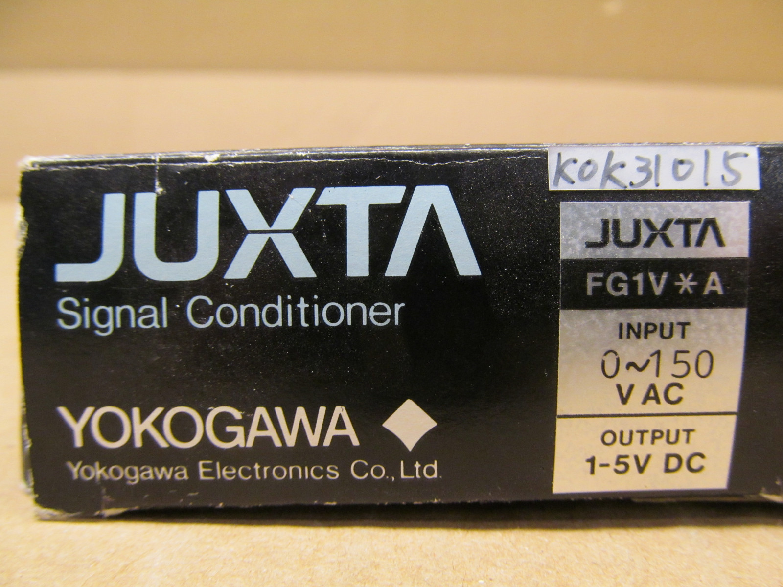1 NIB NEW YOKOGAWA JUXTA SIGNAL CONDITIONER FG1V*A FG1VA FG1V-A 0-150VAC 1-5VDC