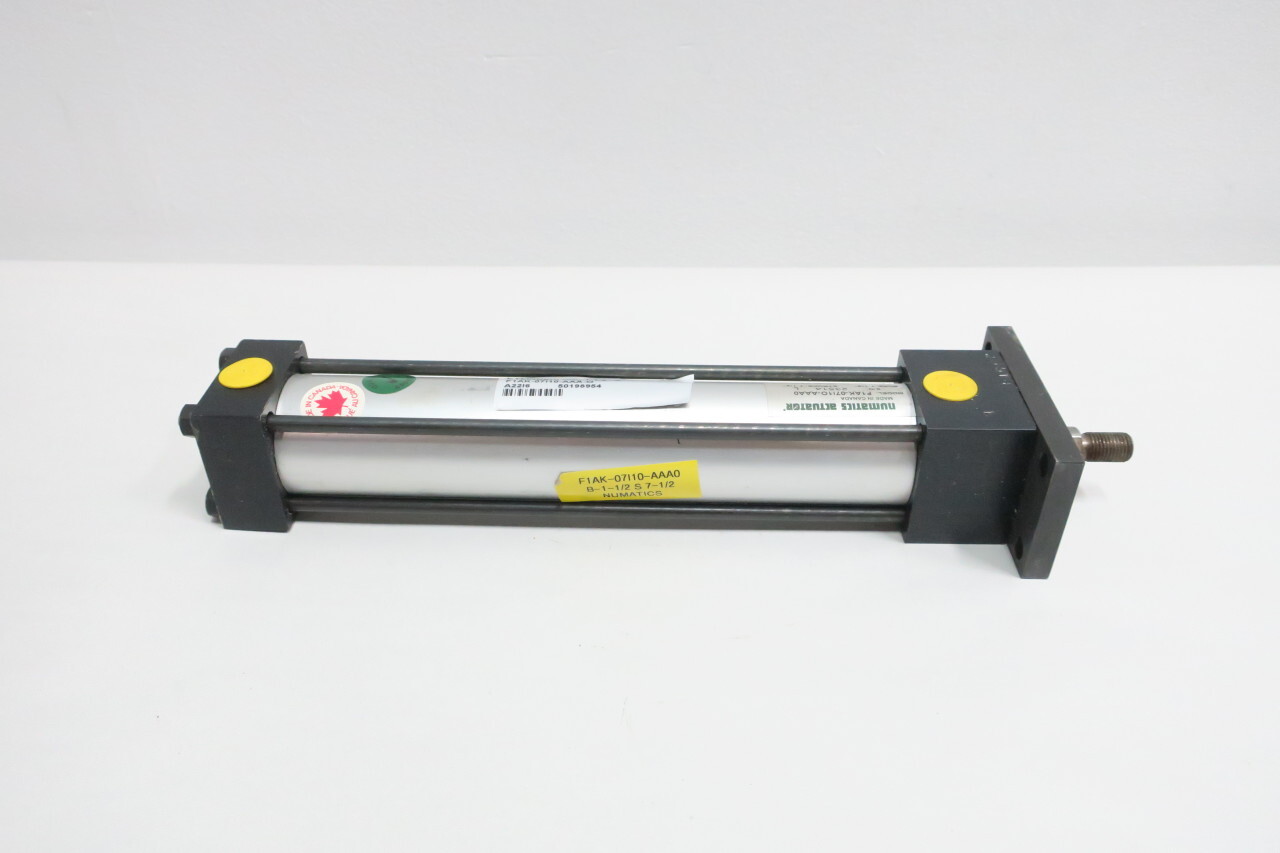 Numatics F1AK-07I1O-AAA0 Double Acting Pneumatic Cylinder 1-1/2in 7-1/2in