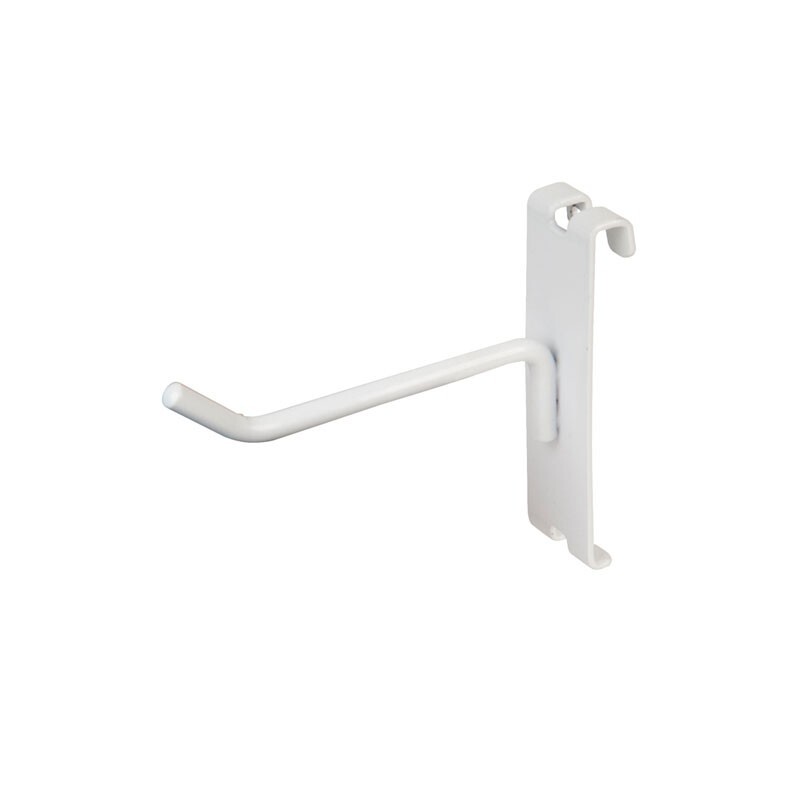 Gridwall Hooks: 1″, 2″, 4″, 6″, 8″, 10″, 12″ – Black, White, Chrome – FREE SHIP!