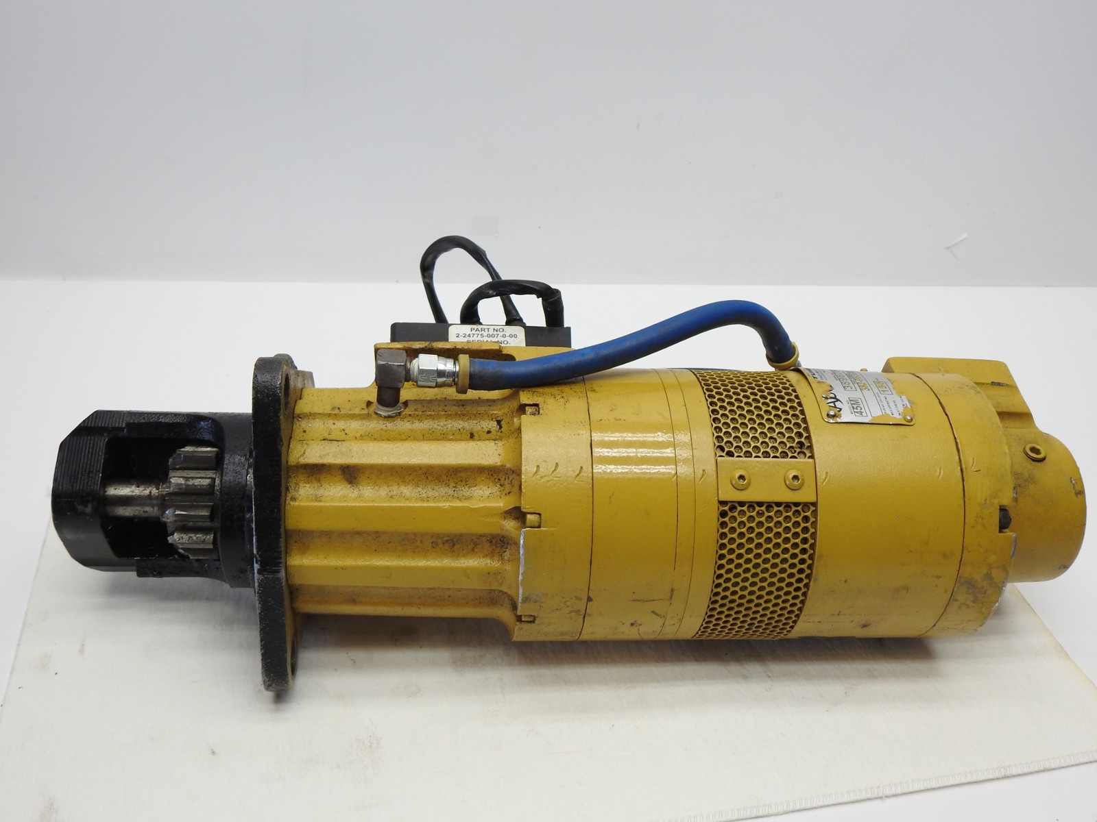 ASC Turbine Pneumatic Air Starter 45M Rotation: CW, 382-9606M – AS IS UNTESTED