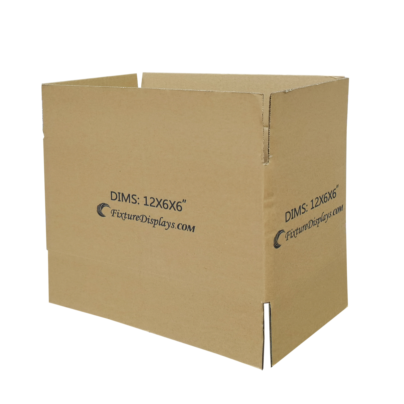 20 Pack 12X6X6″ Printed Shipping Boxes Singlewall B Flute Cardboard Box 32 ECT