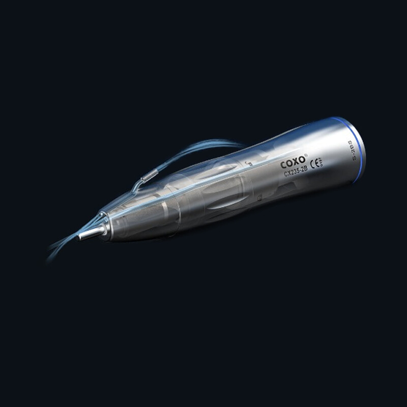 COXO Dental Surgical Straight Handpiece 1:1 Implant Nose Cone Fiber Optic CX235