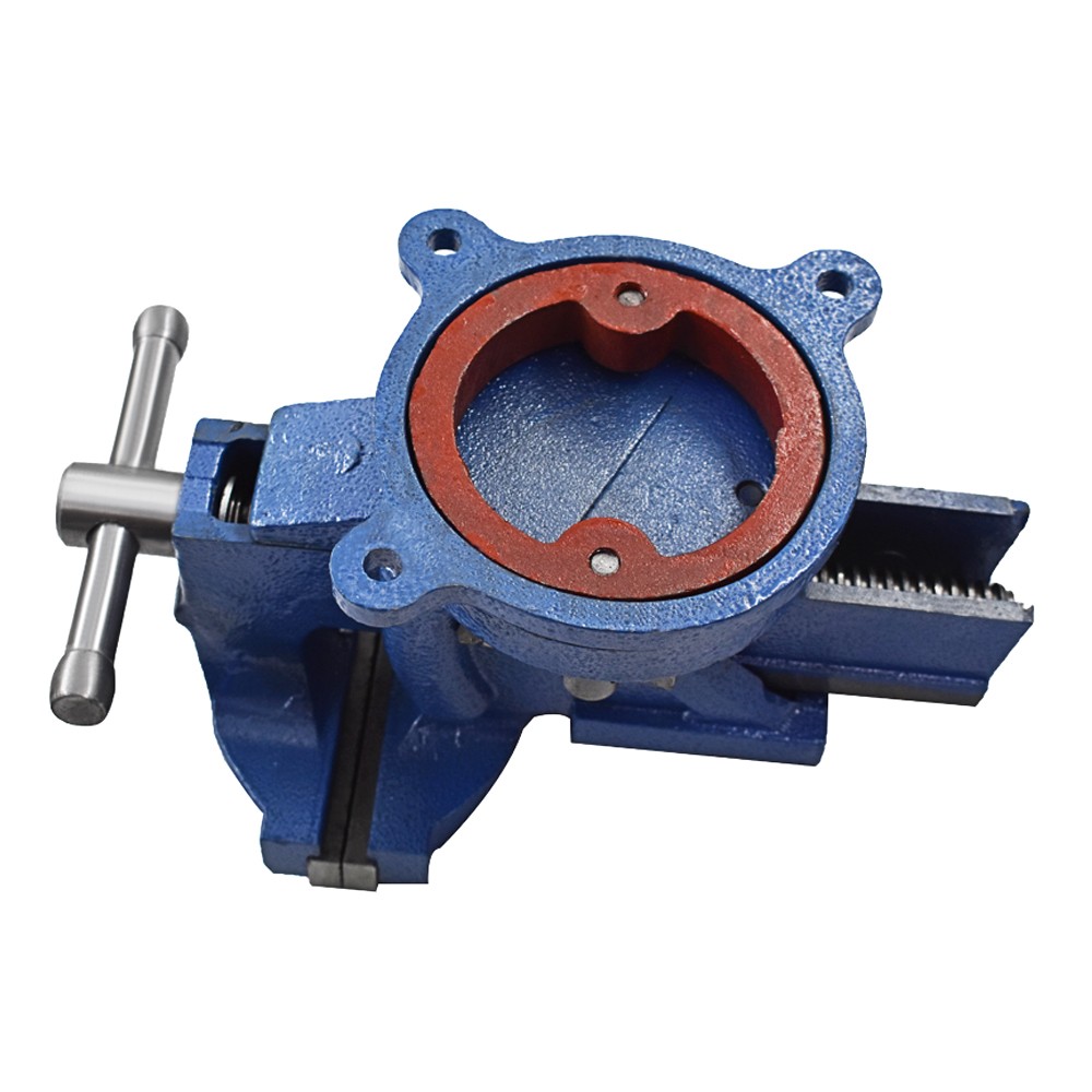 6″ Mechanic Bench Vise Table Top Clamp Press Locking Swivel Base Heavy Duty