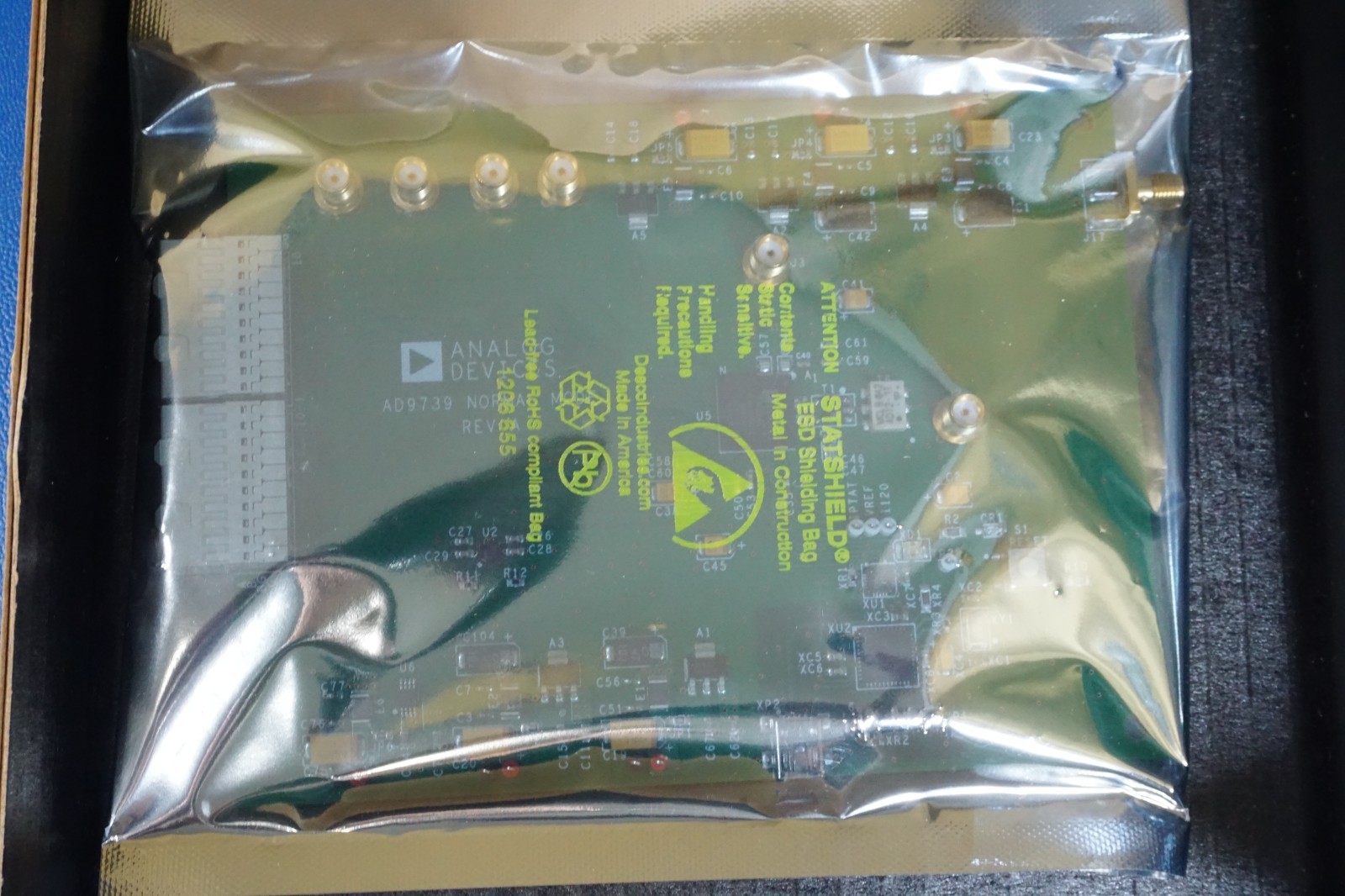 Analog Devices AD9739 AD9739-EBZ REV A EVALUATION BOARD NORMAL MODE