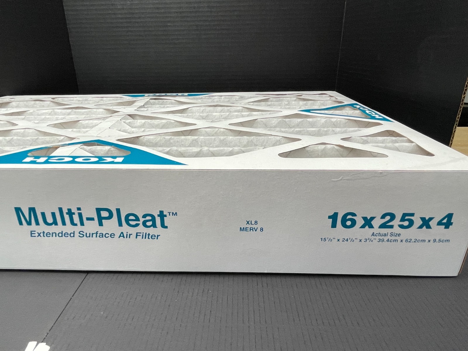NEW Koch Extended Surface Air Filter 16x25x4 XL8 Merv 8 102-700-026