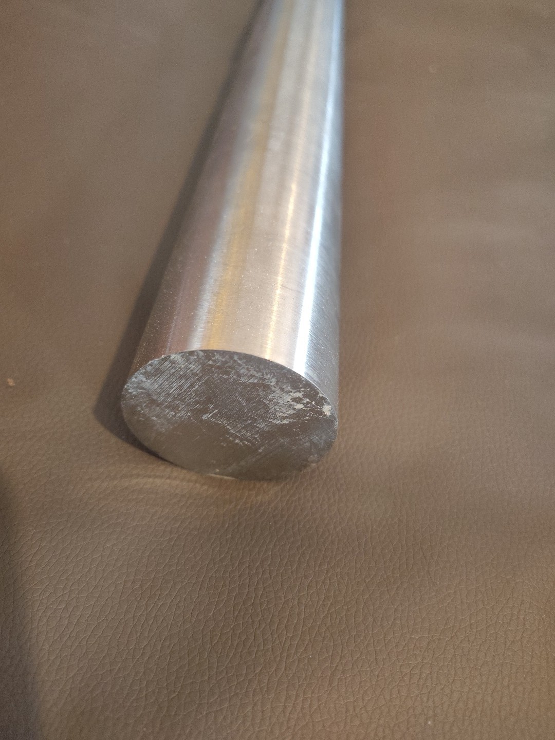 Grade 23 Titanium Round Rod, Unpolished (Mill)Finish, ASTM F136,2″ Dia x 24″ L