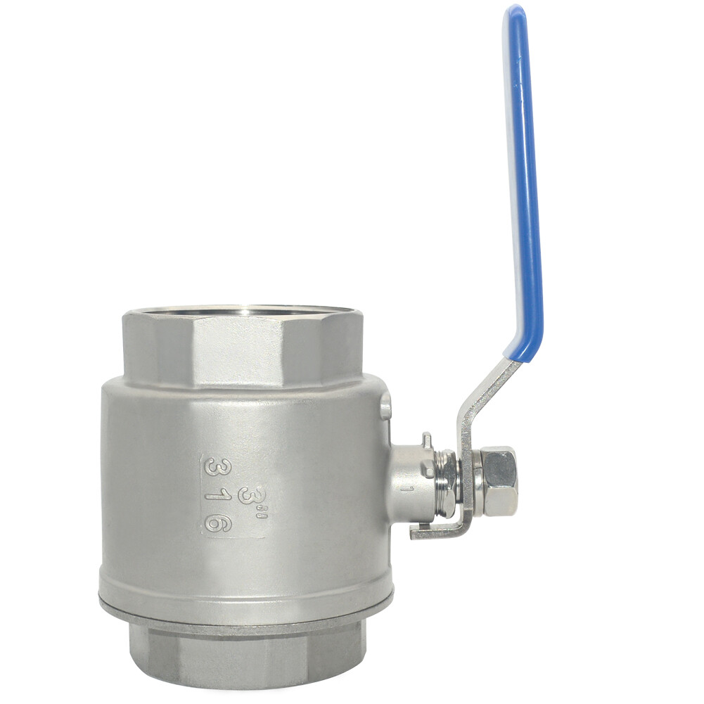 3″ in 3 inch Ball Valve NPT Female Thread Full Port Stainless Steel SS 316