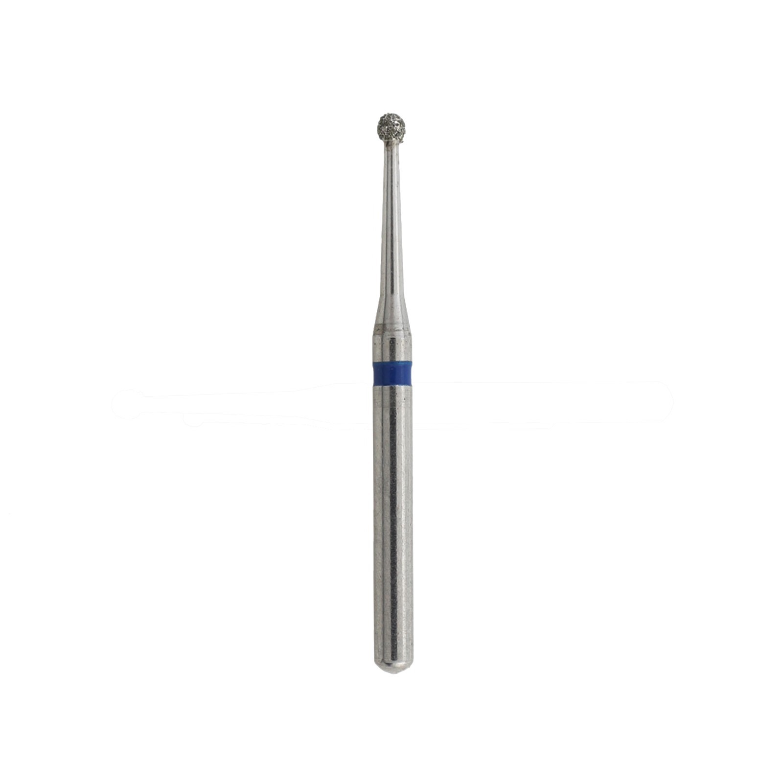 Dental Diamond Bur Long Shank Ball Round Medium 801L FG High Speed Burs 22mm