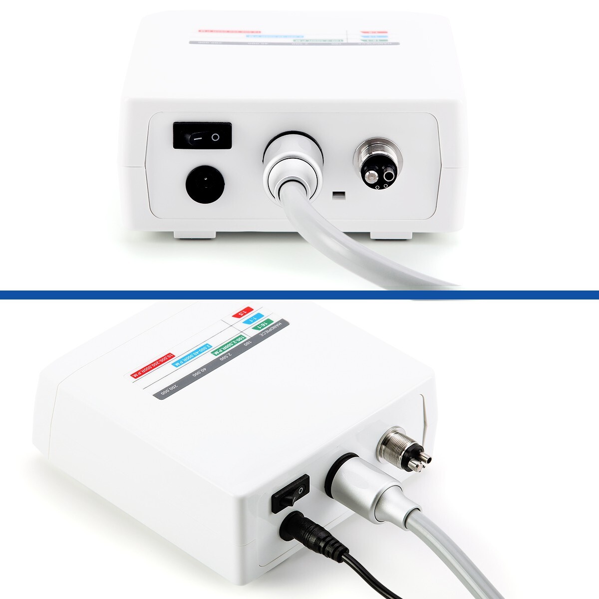 AZDENT Dental Brushless Electric LED Micro Motor Internal Spray 3.4Ncm E-type US