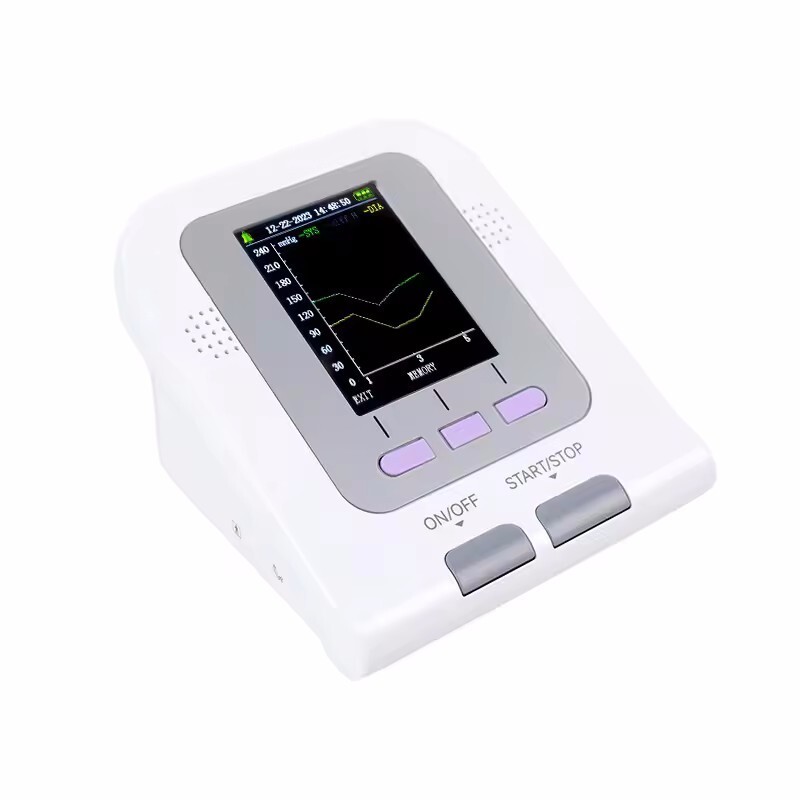 FDA CE CONTEC08A Digital Upper Arm Blood Pressure Monitor Color LCD NIBP / SpO2