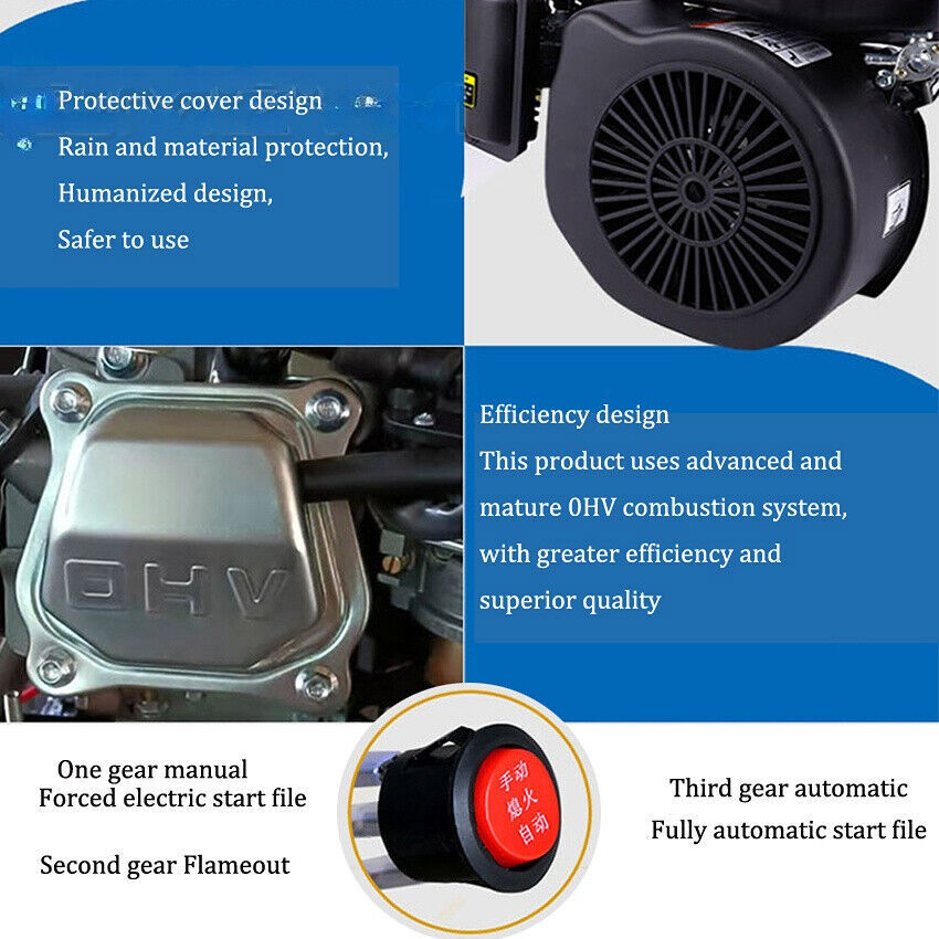 3000W Silent Automatic Electric Vehicle Range Extender Generator 48V/60V/72V New
