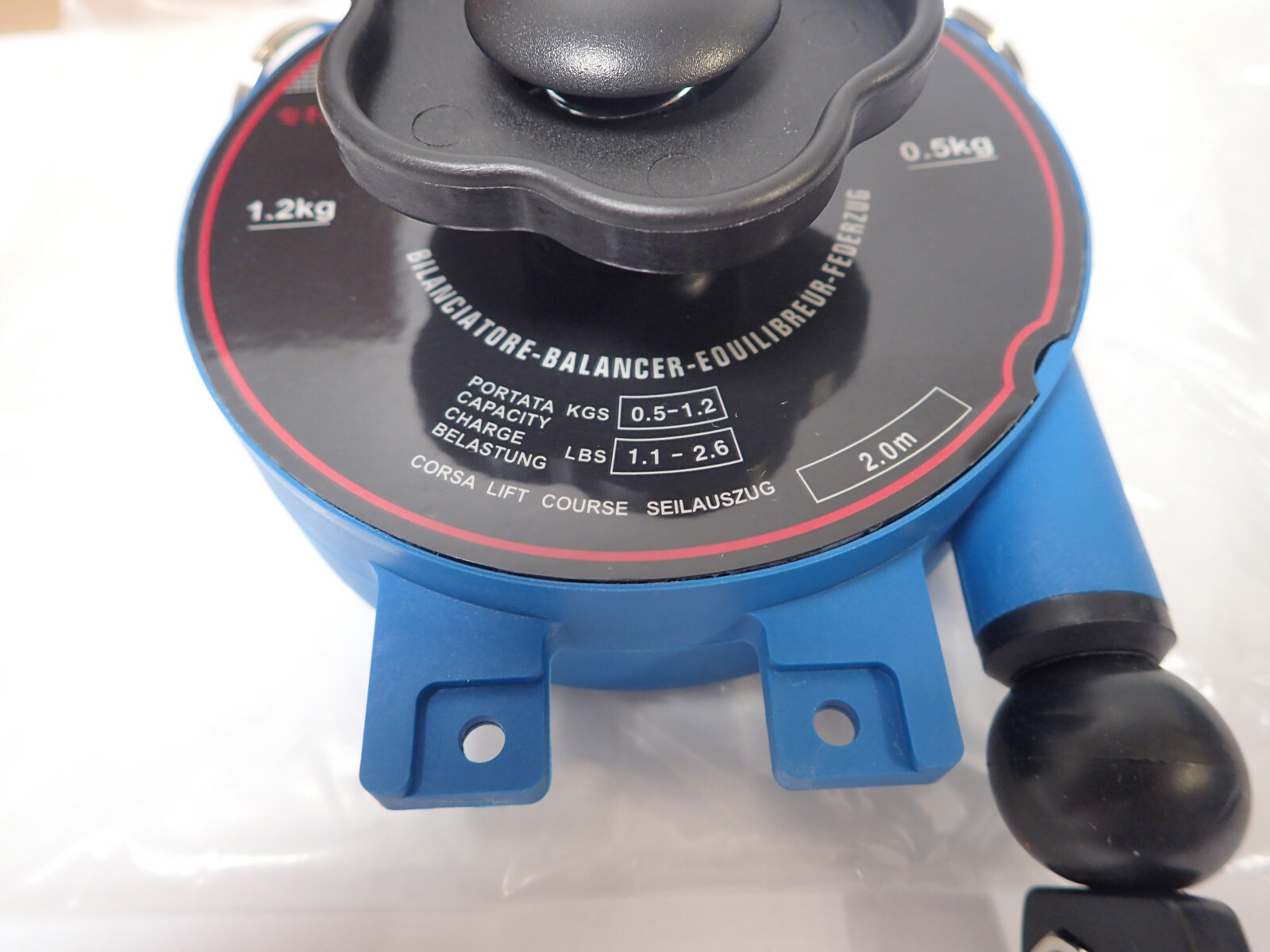 ASA GERMAN STYLE SPRING TOOL BALANCER 0.5-1.2KG 2.0M LENGTH *BRAND NEW IN BOX*