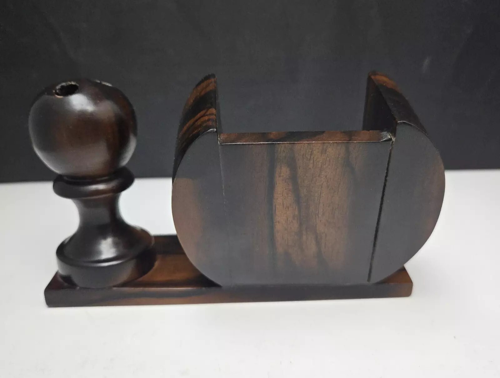 Rosewood Business Card and Pen Holder Desktop Set Kamagong Handmade Philippines