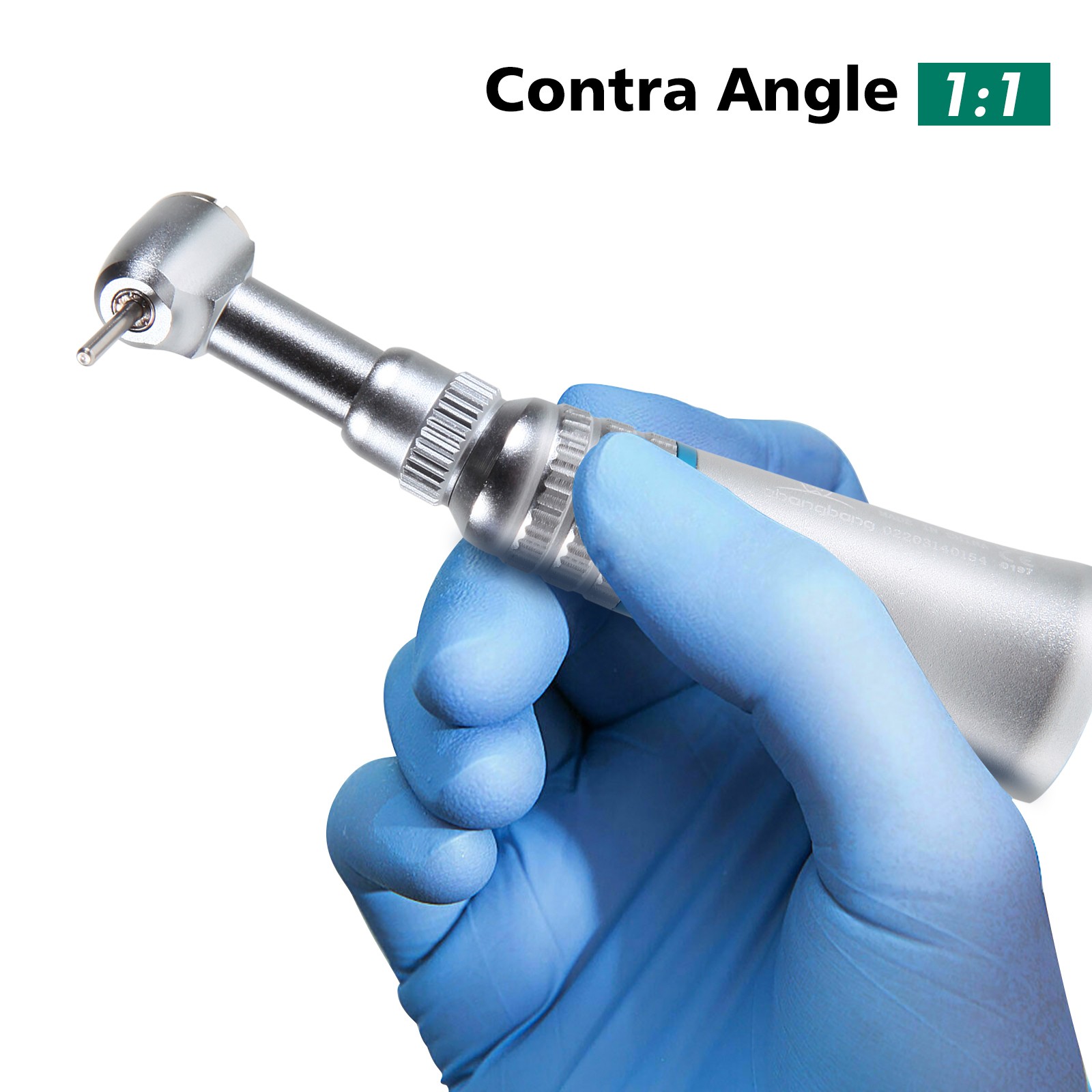 NSK Style Dental Low Speed Contra Angle Handpiece Push Button Fit FG1.6MM Burs