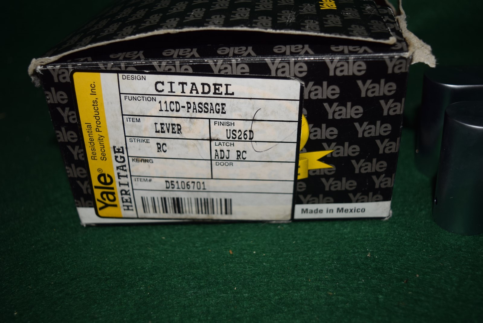 Lot of Yale Citadel 81CD-Dummy Lever US26D – D55367