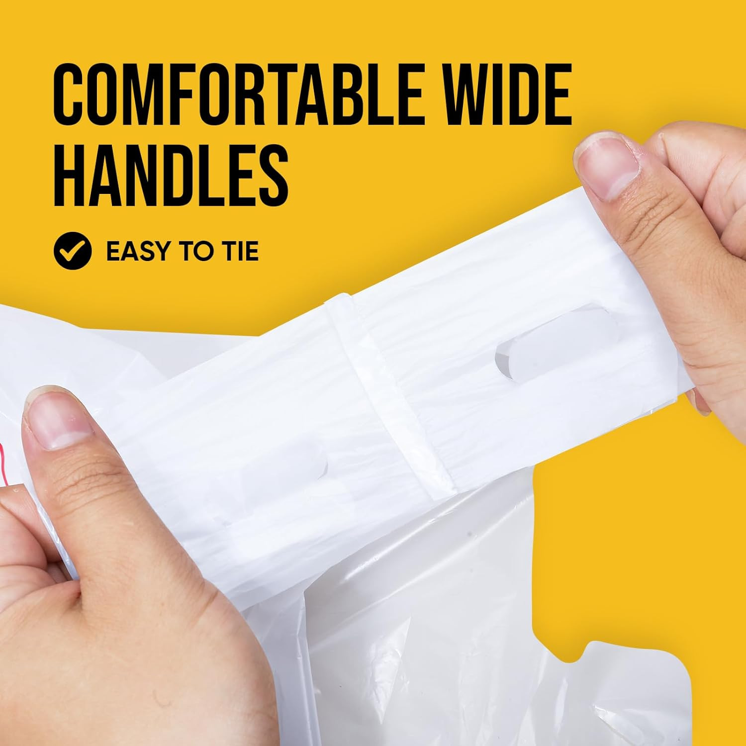 300 Plastic Shopping Bags Thank You Grocery Handles Retail Bulk 11x6x21