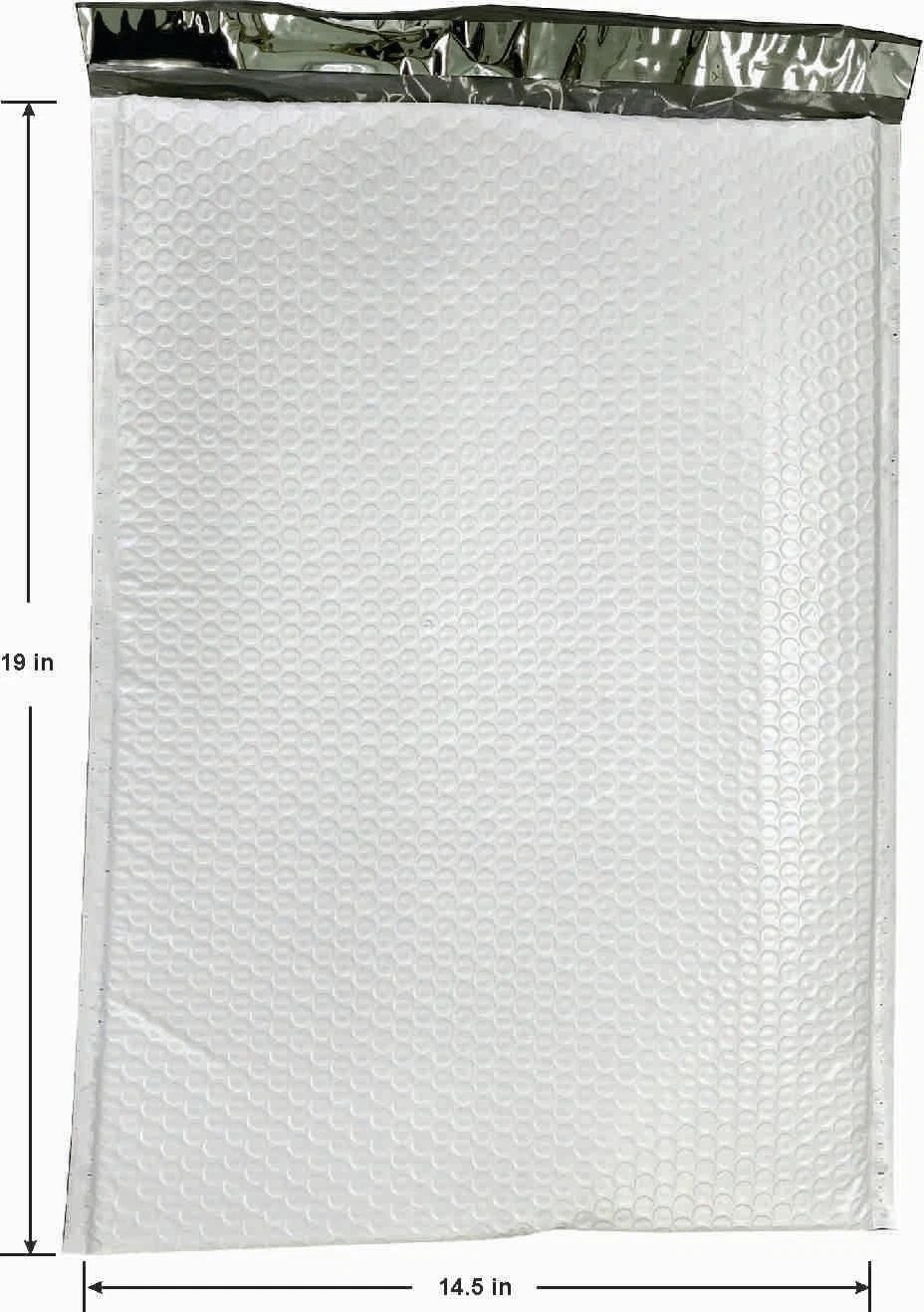 15 ct Extra Large Poly Bubble Mailers 14.5×19 Inch Bubble Lined Cushioned Pol…