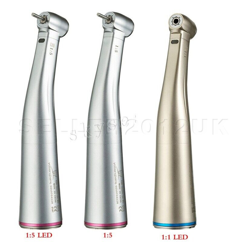 Dental 1:1/1:5 Increasing Contra Angle Fiber Optic Handpiece Fit NSK X25L/X95L