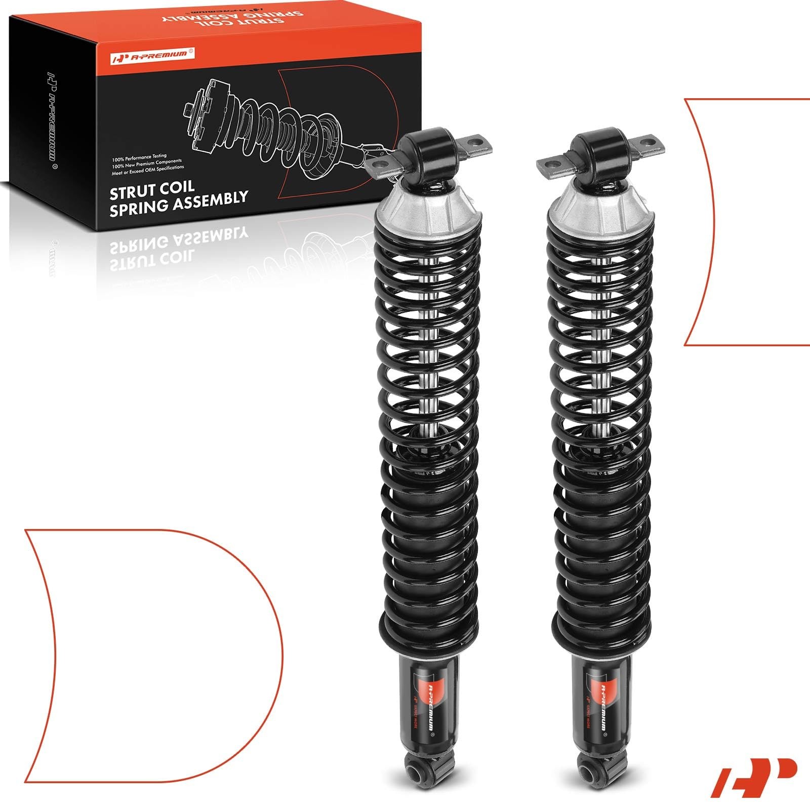 Rear Pair Coil Spring Strut Assembly for Chevy S10 Blazer GMC Jimmy Sonoma Isuzu