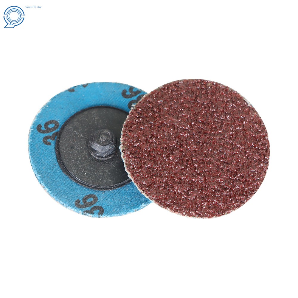 2″ Roll Lock Die Grinder 36 60 80 120 240 Grit Quick Change Sanding Disc 51 Pcs
