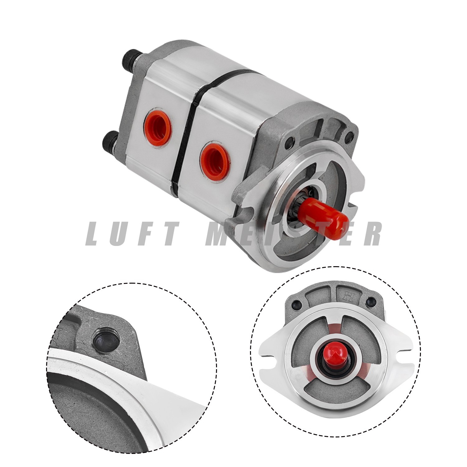 PGP51063G3LP For AGT-H15R Mini Excavator Hydraulic Gear Pump Double Acting Pump