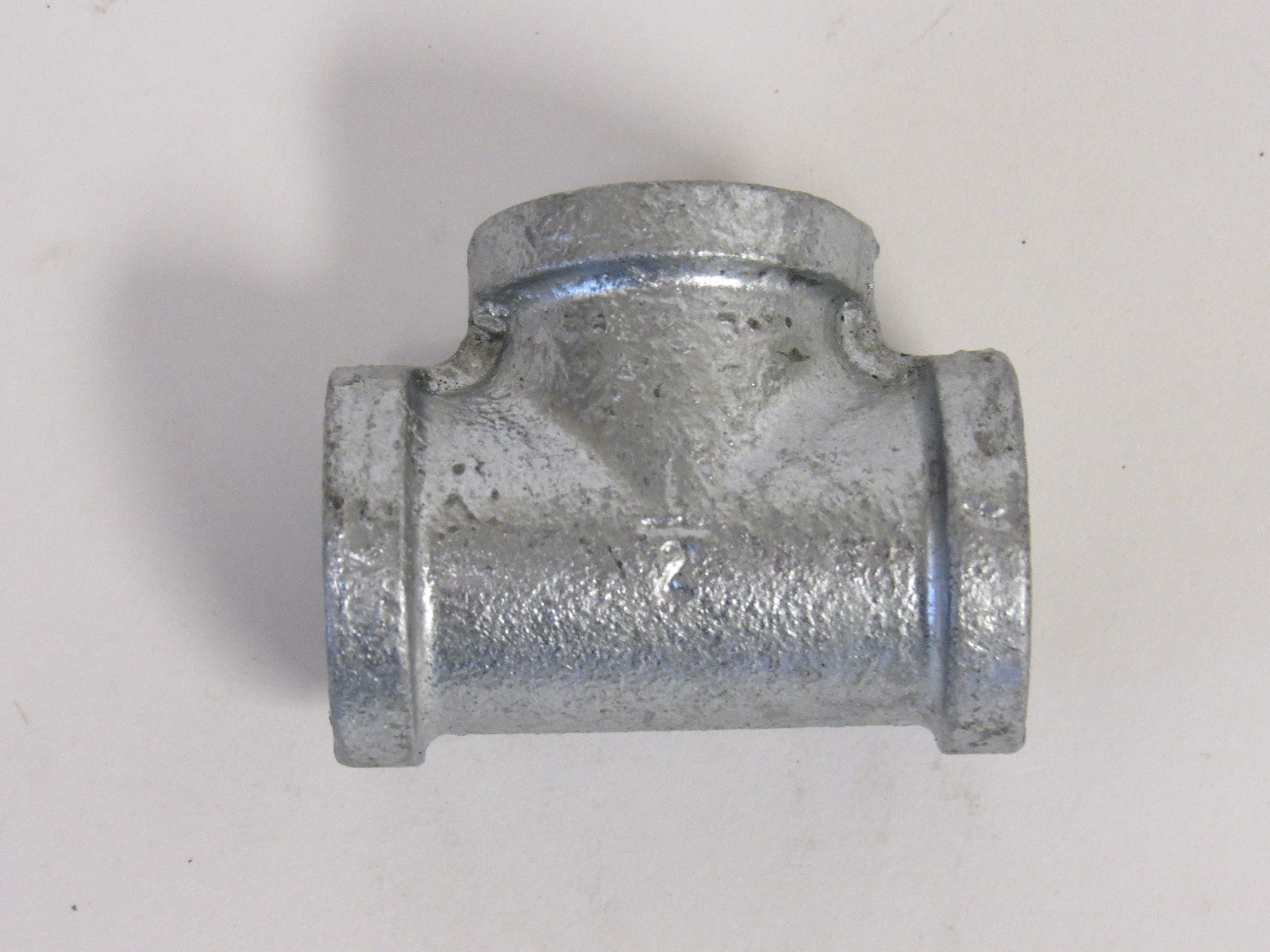 New 6″ Galvanized Steel Straight Tee 6″ X 6″ X 6″ FNPT Thread