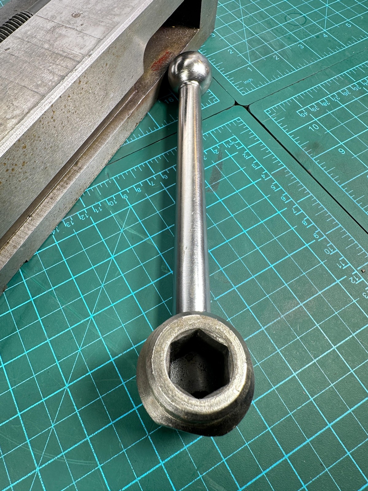 HHIP Machine Vise Flat Jaw Milling Grinding Clamp Base W Handle Steel