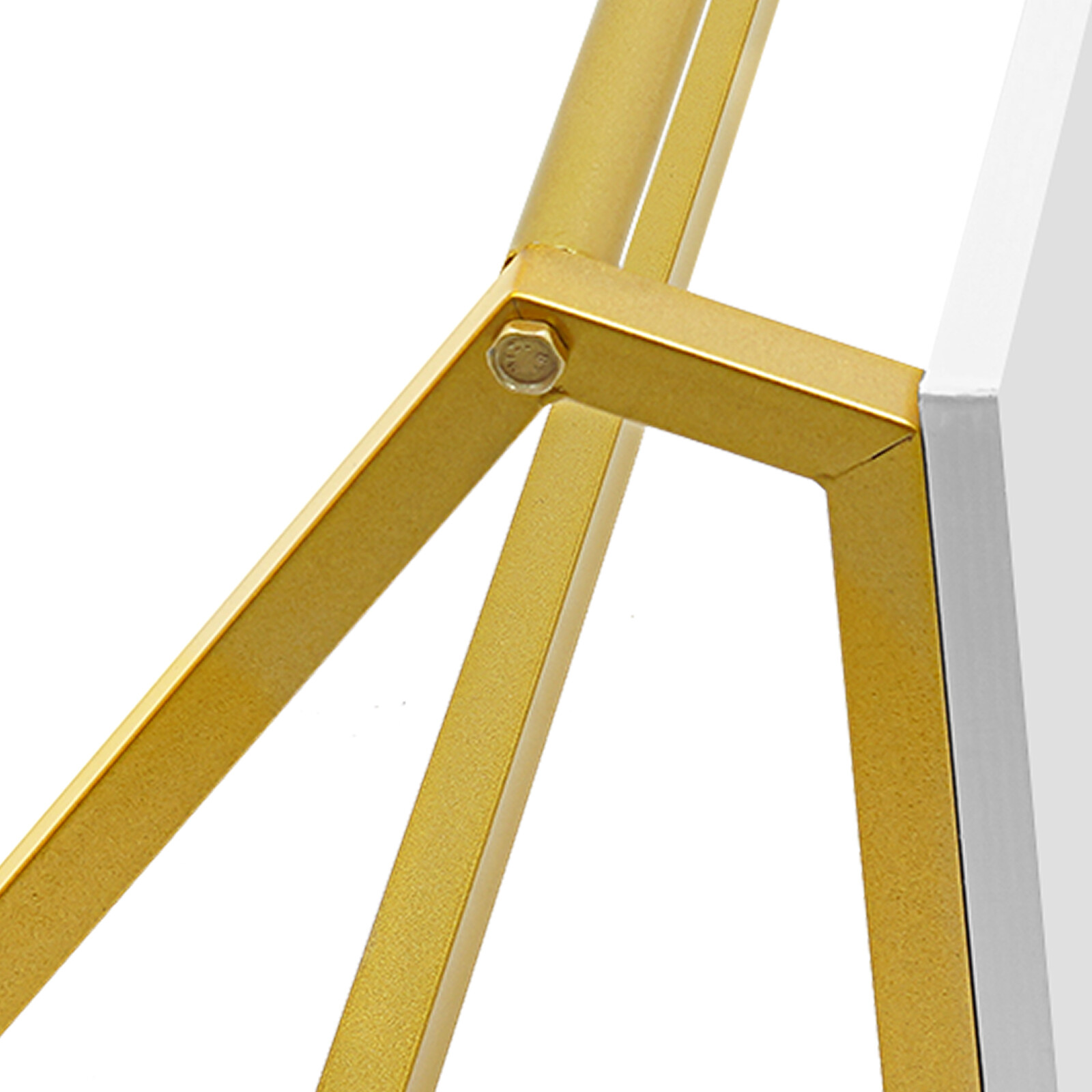 Gold Metal Garment Clothes Rack Clothing Rack Clothes Wall Shelf Hanger Display