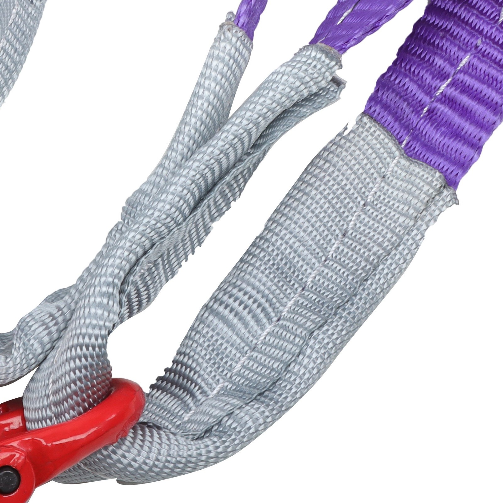 Four Leg Bridle Web Sling 5ft 6600lbs Lifting Slings with G80 Grab Hooks
