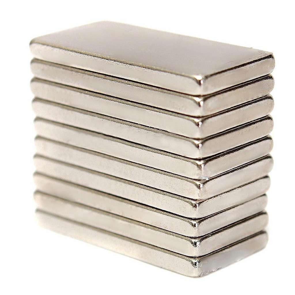 50X Large Neodymium N52 Block Magnet Super Strong Rare Earth Rectangle 20x10x2mm