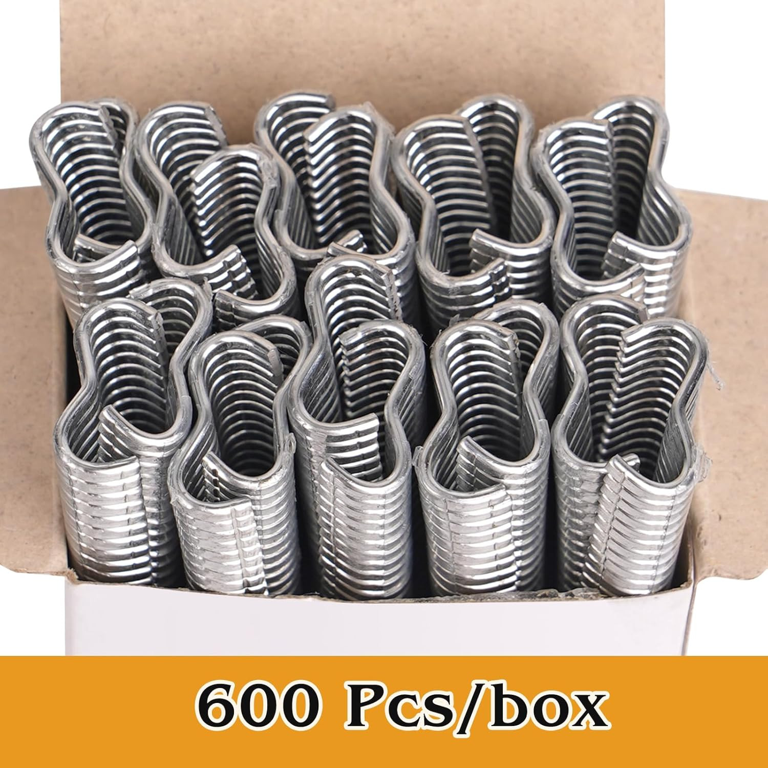 1800Pcs Type M Nail Ring, Wire Cage Clips, Galvanized Steel M Clips Hog Ring …