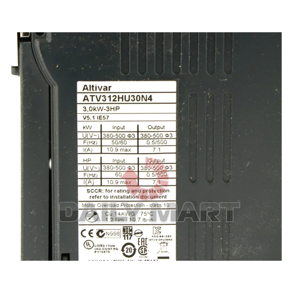 New In Box SCHNEIDER ATV312HU30N4 Inverter 3KW 380V