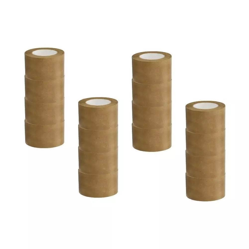 Tan Flat Back General Purpose Packing Tape Shipping Box Tapes for Packaging
