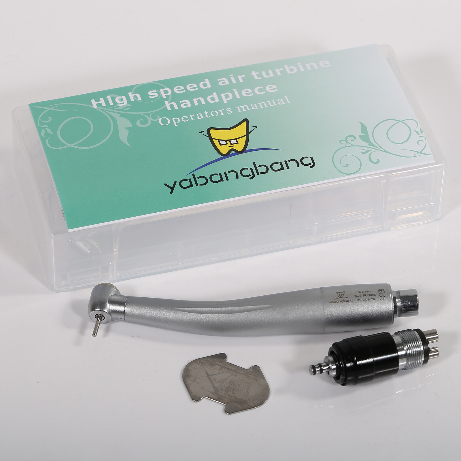 10 Pcs NSK Style Dental High-speed Turbine Handpiece Push Button 4-Hole Coupler