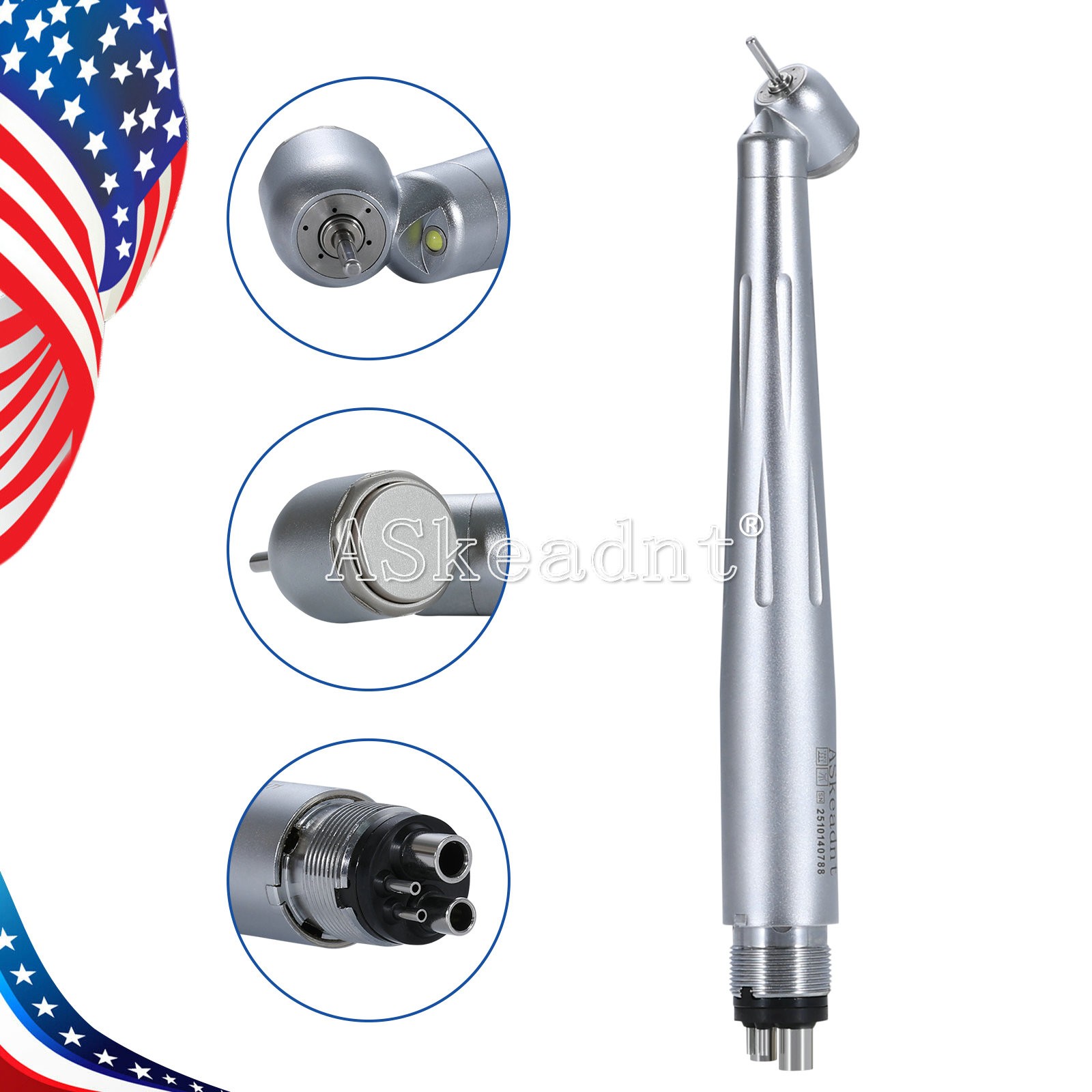 Dental Cordless LED Curing Light 3 Second iLED Cure Lamp Woodpecker DTE Style 3S