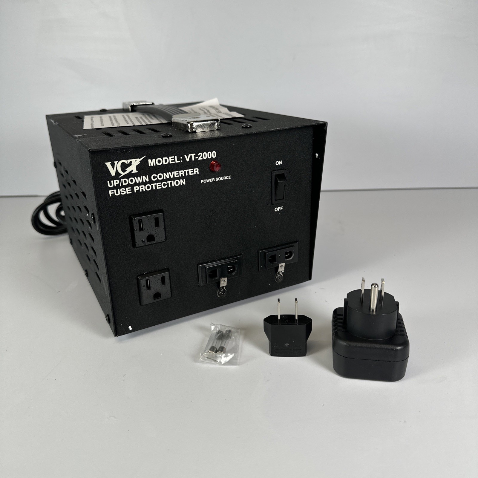 NEW VCT VT-2000 Up/Down Converter Fuse Protection 2000 Watts 110V Or 220V