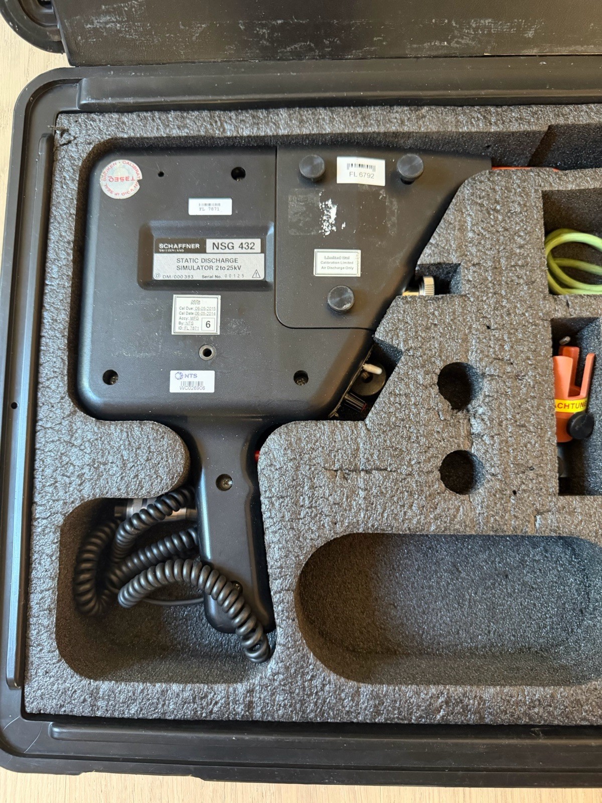2 X Schaffner NSG432 Electrostatic Discharge Simulator with Accessories