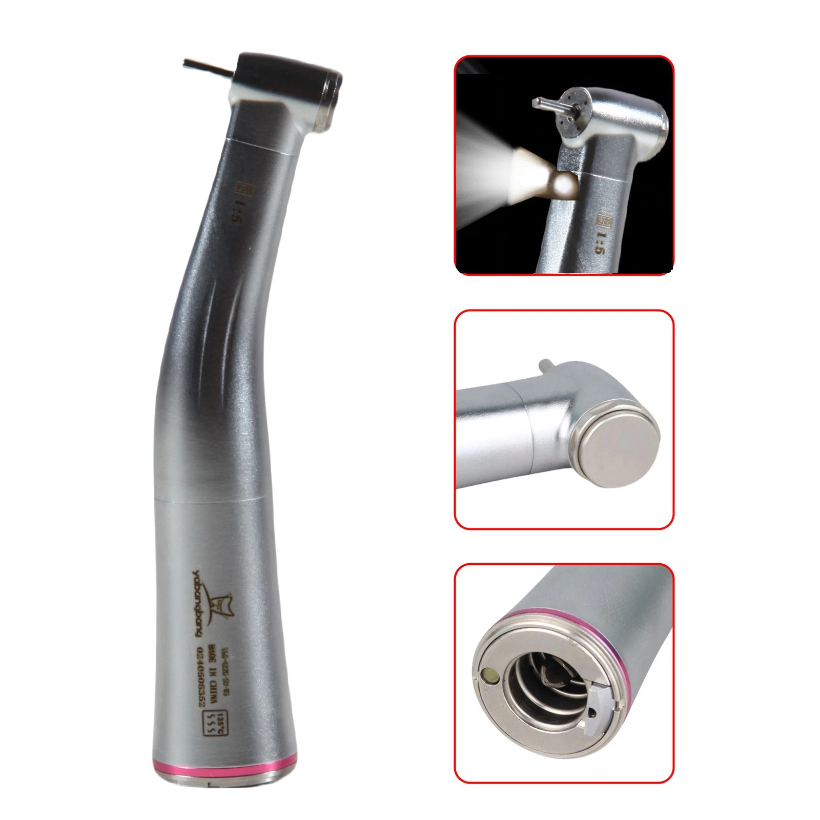 Dental Slow Speed Contra Angle Handpiece Fit NSK 1.6mm Friction Grip Push Button