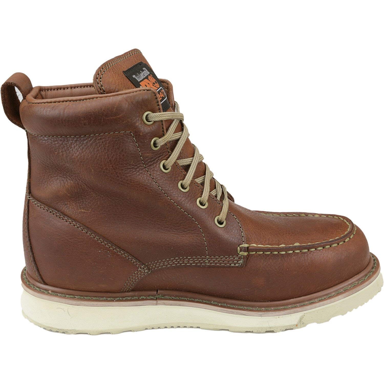 Timberland PRO Unisex Adult Pro Wedge 6 Inch Soft Toe Work Boots 14 Brown