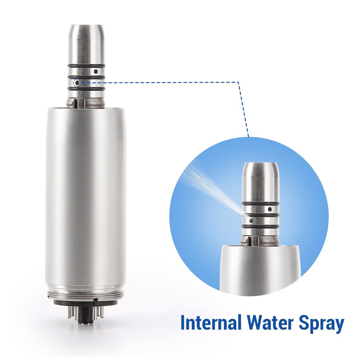 AZDENT Dental Brushless Electric LED Micro Motor Internal Spray 3.4Ncm E-type US