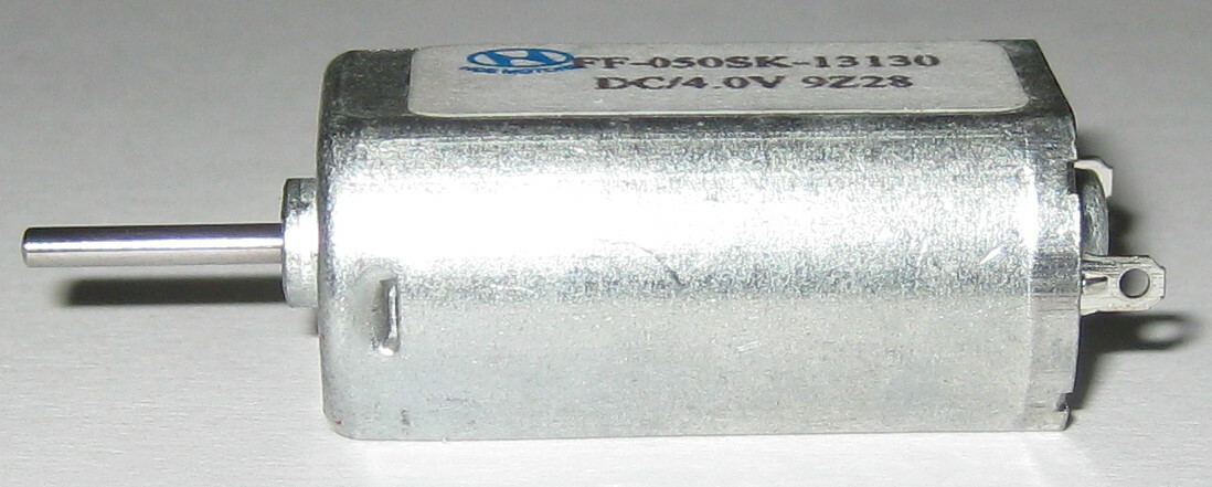 4 V DC Motor – FF-050SK – 4V DC – 7600 RPM – 1.5mm Shaft – Small Appliance Motor