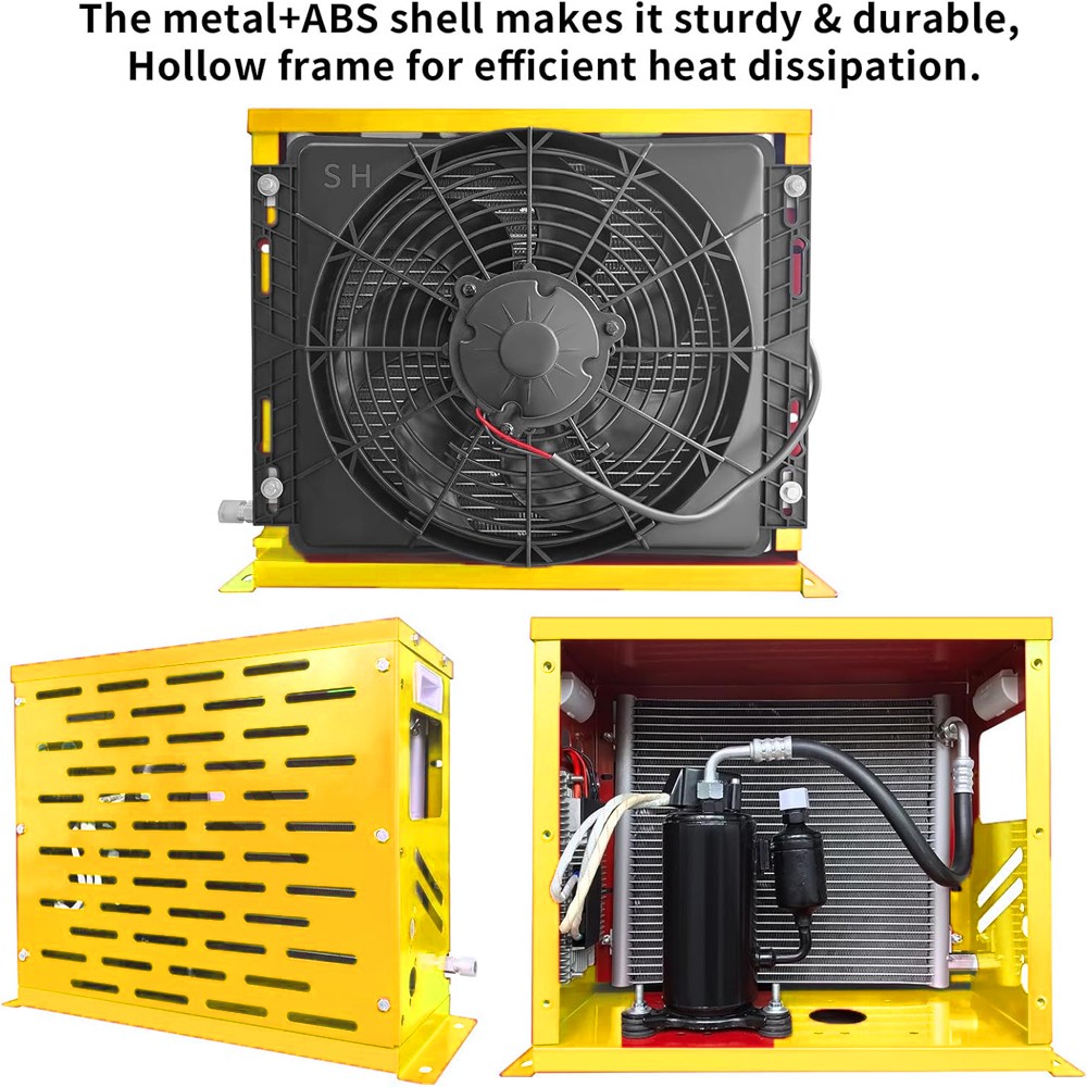 12V 11000BTU Car Hanging Air Conditioner A/C Kit For Car Truck Vehicle Universal