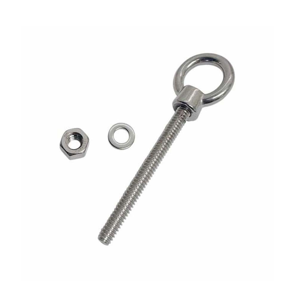 Marine T316 Stainless Steel 5/16″ x 2-5/16″ Shoulder Eye Bolt 800 Lbs WLL
