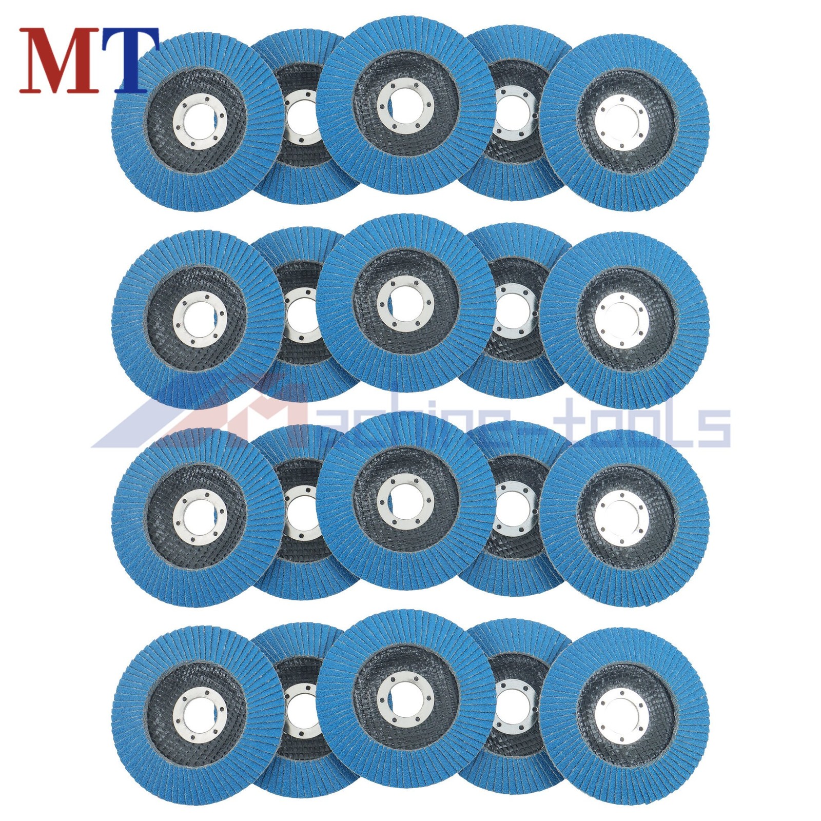 20 Pcs 4-1/2″ T29 Zirconia Flap Discs 80 Grit Flapper Wheel for Angle Grinder
