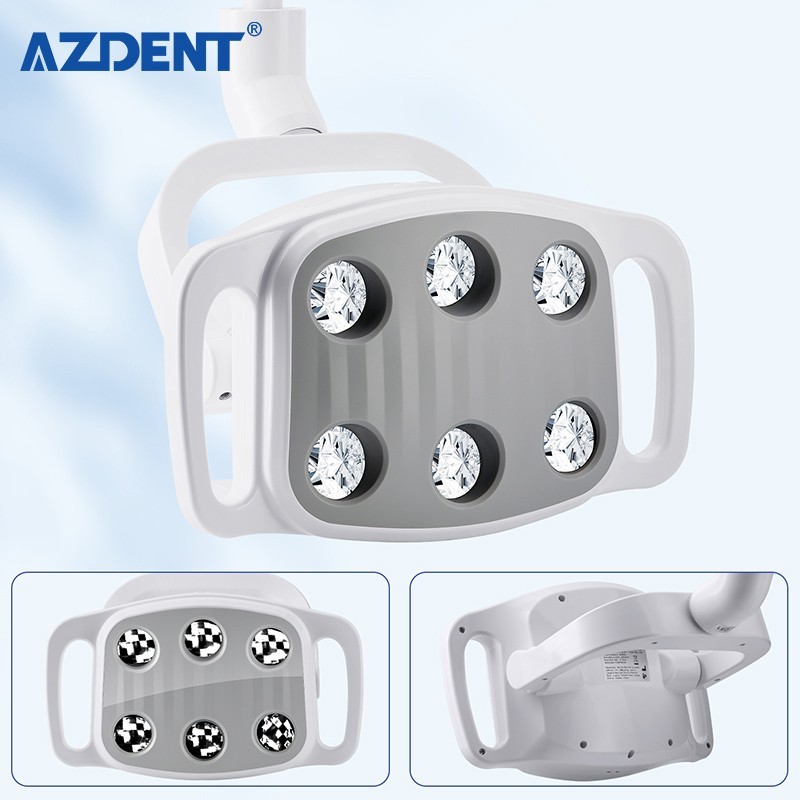 9W Dental 6 LED Lamp Oral Light Surgical Lamp For Unit Chair Induction Sensor