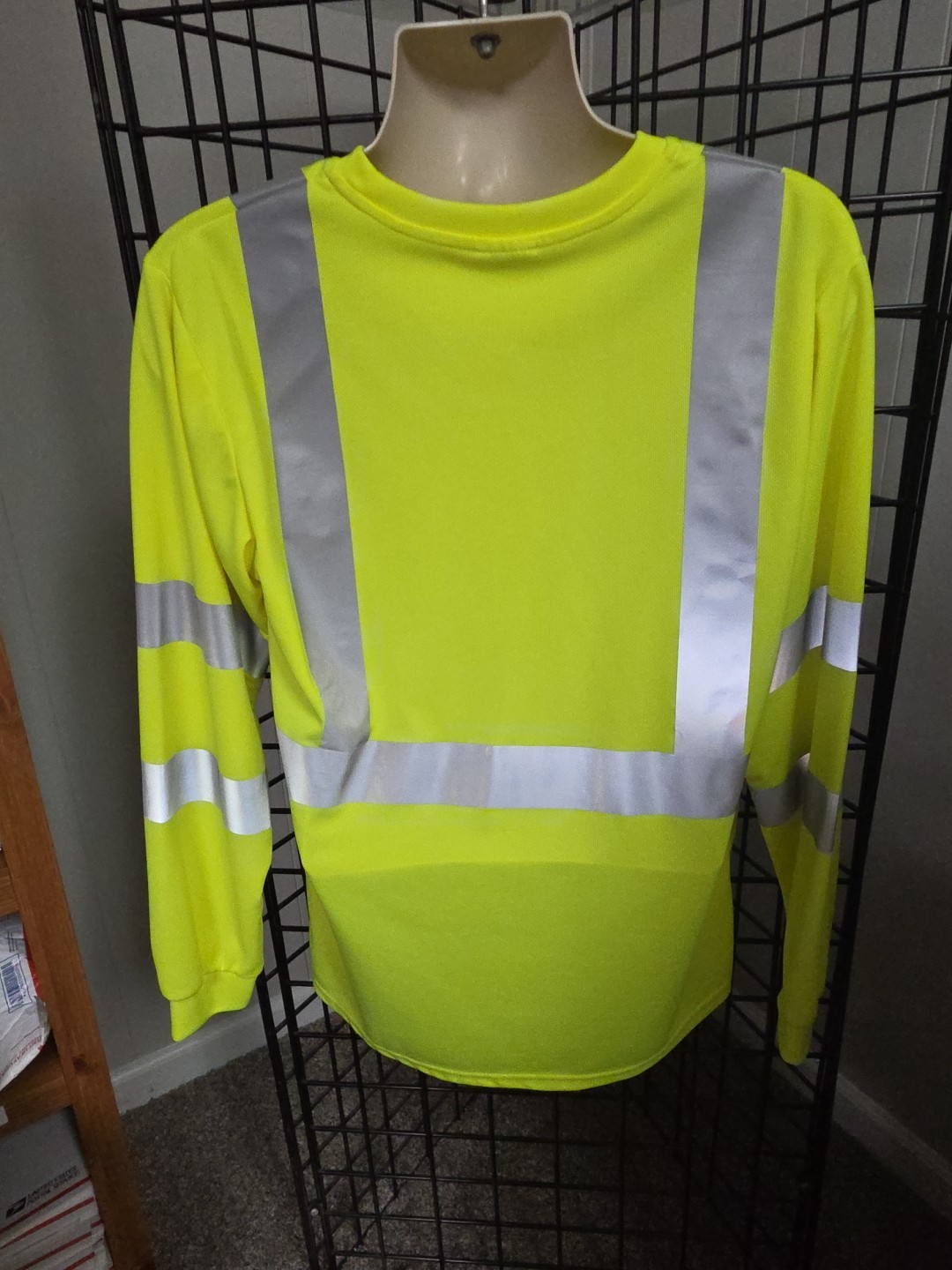 Radians Unisex Adult Vis Safety-Shirts, Hi-vis Yellow Large US